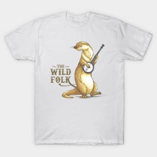 The Wild Folk - Otter on Banjo T-Shirt